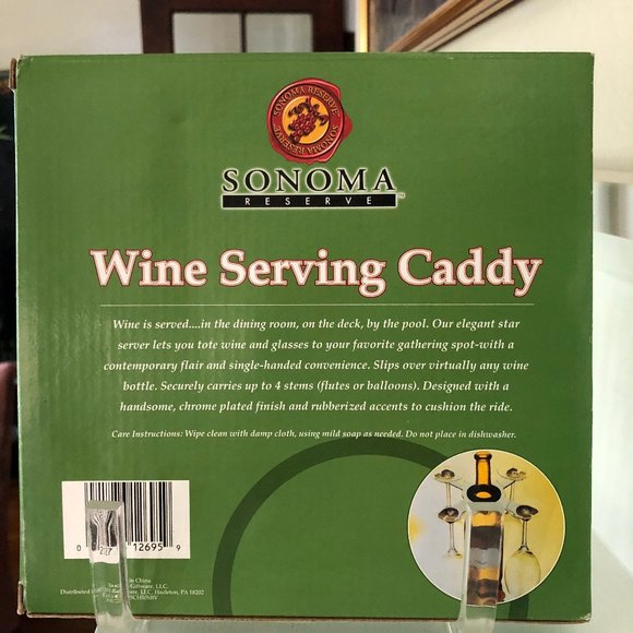 Wine Serving Caddy - Picture 2 of 6